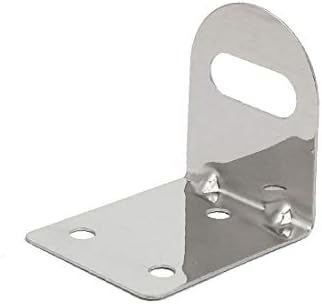 X-Dree aço inoxidável Suporte de montagem de parede Tone de prata para torneira de 1/4bsp Tap (Tono Plateado