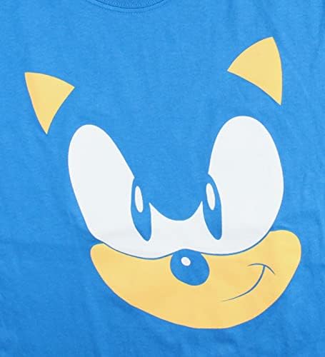 Sete vezes seis Sonic the Hedgehog Boys Speedster Big Face Graphic Print T-Shirt