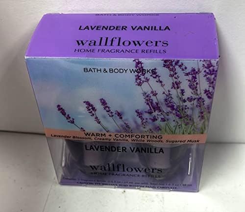 Bath & Body Works Lavanda e odor de baunilha eliminando com refilações de fragrâncias em casa de flores frescas,