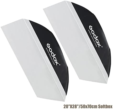 Godox 750w Kit de luz flash de estroboscópios profissionais de estúdio, kit de iluminação estroboscópica de