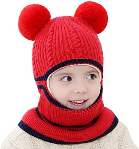 Capéu de inverno de criança, chapéu de inverno bebê, lã de lã de garotas chapéu de inverno, chapéu de inverno