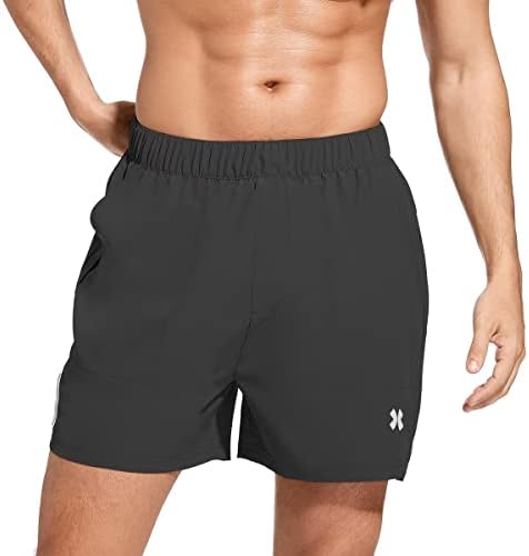 shorts shorts de shorts masculinos Poeief de 5 polegadas de treino seco rápido de shorts executando
