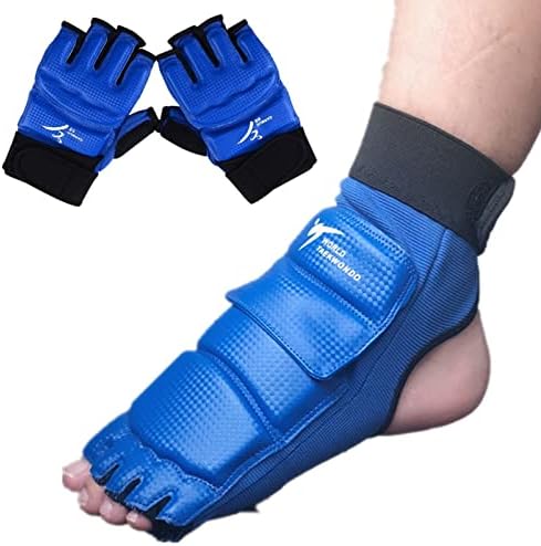 McSol Taekwondo Karate Luvas Sparring equipamento de proteção contra o pé da mão Protector,