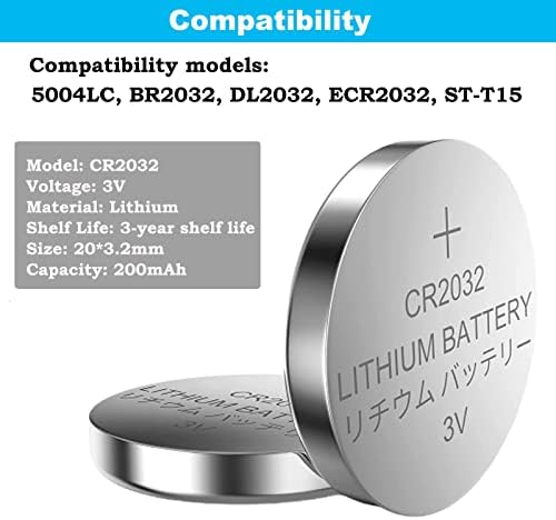 Prichor Cr2032 Bateria de lítio 3V - duradouros e confiável