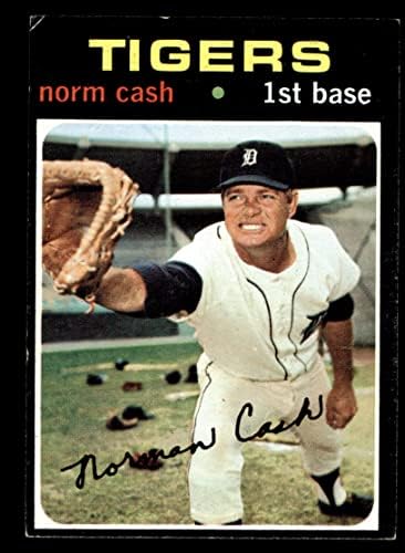 1971 Topps Regular Baseball Card599 Norm Cash of the Detroit Tigers Grade
