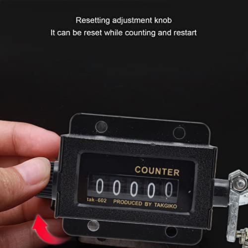 Balcão de fármaco, 5 dígitos contagem mecânica contador confiável para impressão para a indústria para a máquina