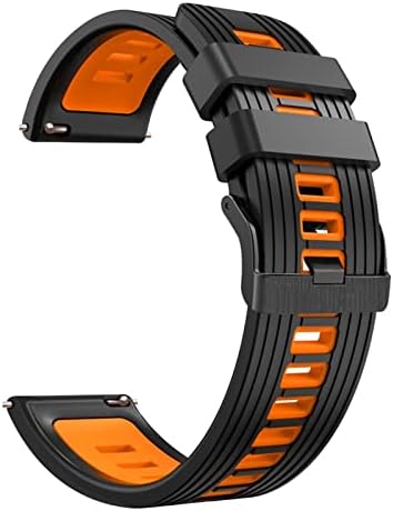 Bdnjn 22mm de pulseira de pulseira para Garmin Venu 2/Vivoactive 4 Smartwatch Silicone WatchBand Forerunner