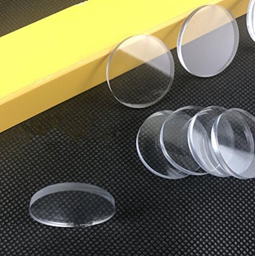 Mesa de vidro transparente extremamente macio não adesivo não adesivo, espaçador de mesa de vidro, espessura de 3 mm.20Count