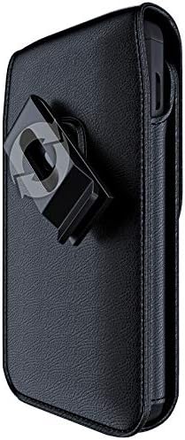 MEILIB iPhone Holster para o modelo 14Pro, 14, 13 Pro, 13, 12 Pro, 12, 11, Xr | Caso do iPhone 14 com suporte para cartão de clipe e embutido | Porta -correia que se encaixa no telefone com uma caixa de caixa de lontra