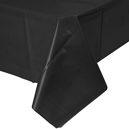 MountClear 12-pacote Tonela de mesa de plástico descartável-54 x 108 polegadas Tala de mesa-tampas de mesa retangulares