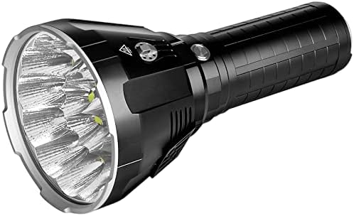 IMALENT MS18 Lanterna mais brilhante 100.000 lúmens, 18pcs xhp70 2nd LEDs, Longo lançar até 1350 metros, com tela OLED e ferramentas de resfriamento embutidas