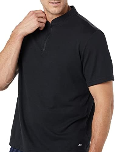Essentials Performance Men's Soft Tech Sleeve Quarter-Zip Camisa
