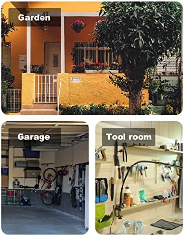 Ganchos de garagem Haishine, ganchos ajustáveis ​​para armazenamento de parede, ganchos utilitários de serviço pesado de aço inoxidável com revestimento anti-deslizamento para organizações para motosserras, bicicleta, ferramentas de jardim