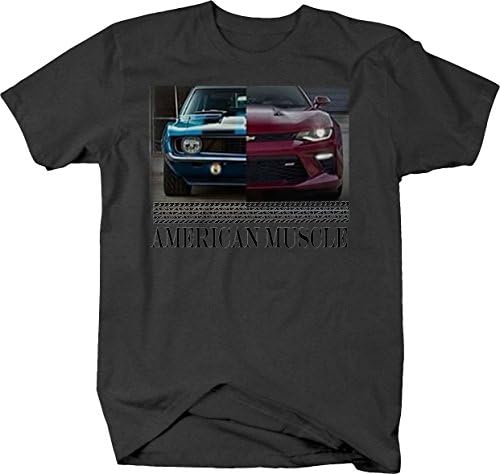 Camaro de carros musculares americanos Camaro SS Modern e clássico camiseta de garagem para homens