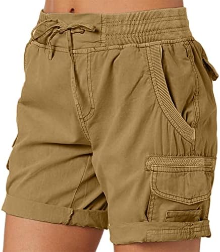 Shorts casuais para mulheres de verão lounge confortável shorts de praia de colorido solto shorts altos
