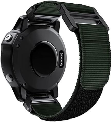 Sawidee for Garmin Watch Bands Compatible Fenix ​​7x 6x Pro GPS 5x 3HR Descendente Mk1 mk2 titanic Velcro Strap 26mm Liberação rápida Tira de tela de nylon