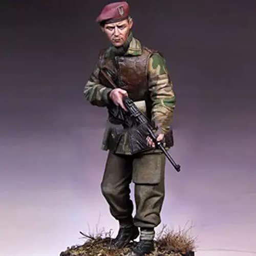 Etriye 120mm 1/16 Modelo de soldado de resina Soldado Segunda Guerra Mundial Soldado Britânico Soldado Die-Cast Model Kit // A574p