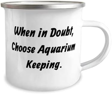 Aquário inadequado para manter presentes, em caso de dúvida, escolha aquário, caneca de 12 onças de 12 onças para manutenção de aquário