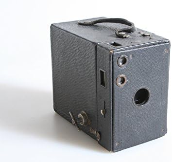 Câmera de caixa vintage art déco