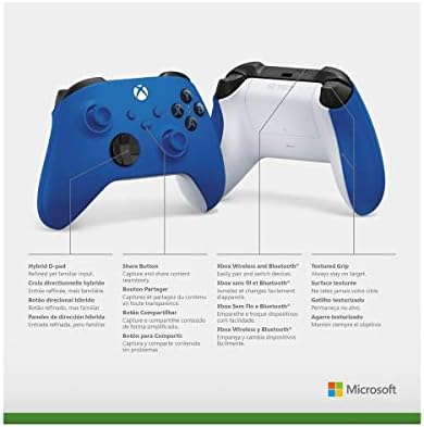 Microsoft Xbox One S Wireless Bluetooth Controller Blue