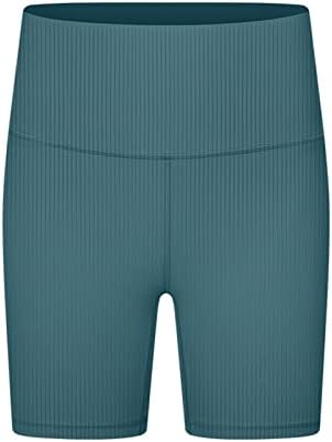 Tuobarr High Wististed Biker Shorts para mulheres calças de ioga confortáveis ​​Stretch Running Gym calças curtas Soldes de treino sólidos