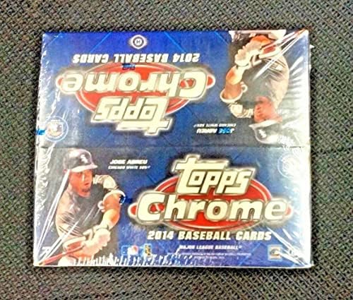 2014 Topps Chrome Baseball selado Jumbo Hobby Box - Pacotes de cera de beisebol