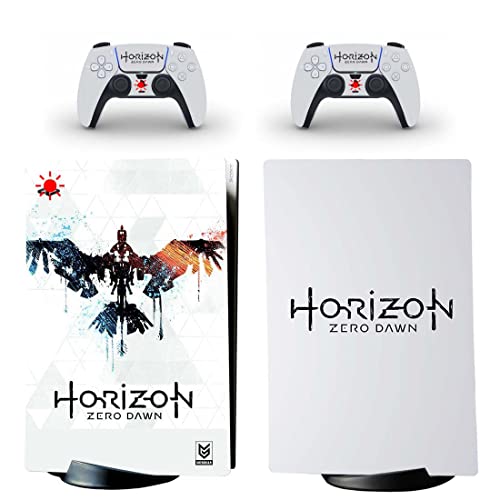 Game Horizonet Zero West Aloy PS4 ou Ps5 Skin Skin para PlayStation 4 ou 5 Console e 2 controladores Decals Vinil