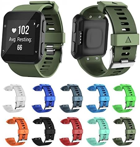 Substituição de pulseira Silicagel Strap Strap para Garmin Forerunner 35 Moda Smart Watch Watch Bandana