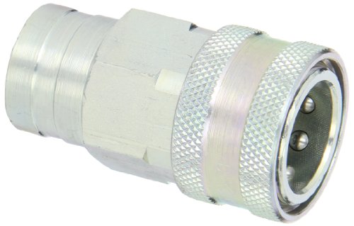 Válvula Dixon 4KF4 Aço ISO -A Intercâmbio de encaixe hidráulico, acoplador, 1/2 acoplamento x 1/2 - 14 feminino feminino NPTF