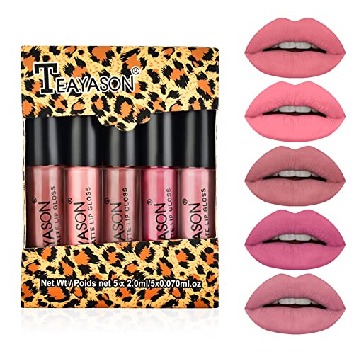 Cosmetics Lashes Lipstick Conjunto Rose 25ml de cor de beleza para durar o batom de batom de