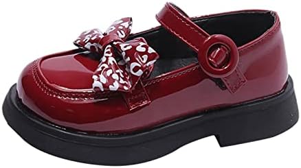 Fashion Spring e Summer Children Sapatos casuais sapatos de couro de couro grossa padrões de fivela não deslizante