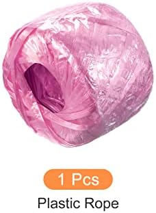 Cordão de nylon de poliéster do reboco [Para embalagem em fábrica doméstica DIY] -150m / 492ft / 1roll plástico, rosa