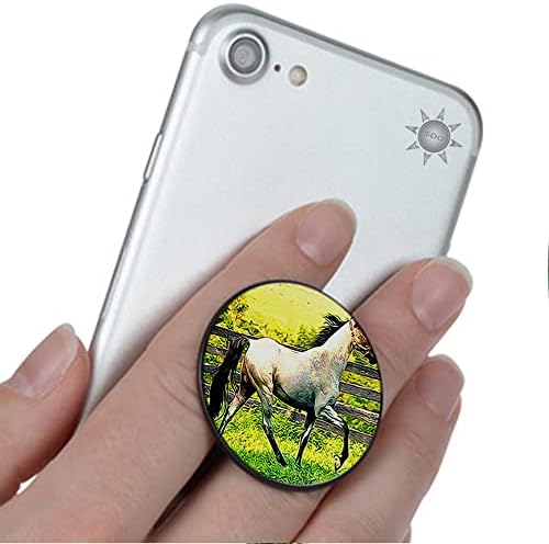 Blue Roan Tennessee Walker Horse Phone Grip Stand Caple encerra iPhone Samsung Galaxy e mais