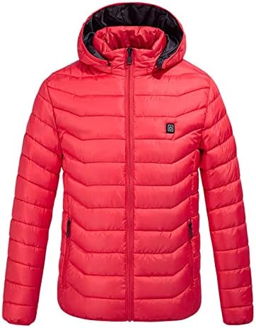 Jaquetas de inverno ymosrh para homens jaqueta aquecida colete de aquecimento de aquecimento com casacos e jaquetas
