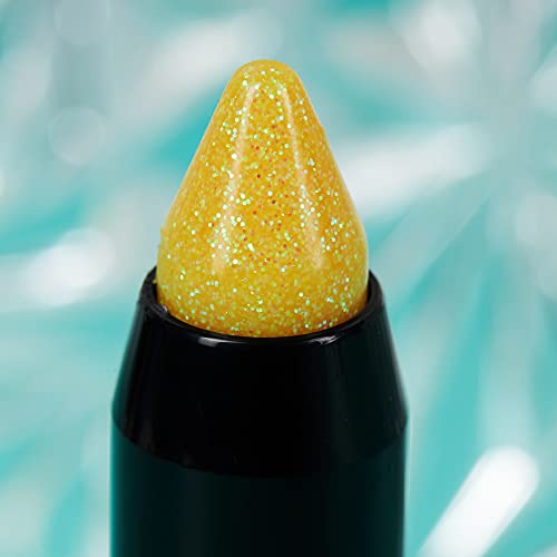 Iridescente Glitter Paint Stick/Crayon Makeup para o rosto e corpo por lua glitter - 0,12oz - conjunto de