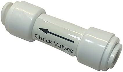 Metpure 1/4 Válvula de retenção rápida de conexão única para os sistemas de filtragem de água de osmose reversa ou outros aparelhos de água