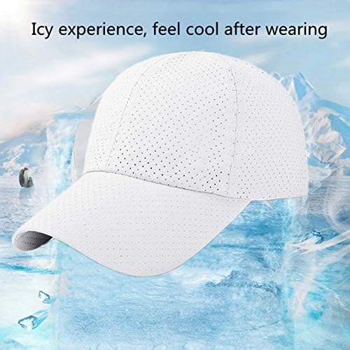 Cap de beisebol de secagem rápida homens e mulheres esportes ajustáveis ​​Protetor solar Sports Sun Visor Running Cap Tennis Beach Hat Hat Out Outdoor Hat