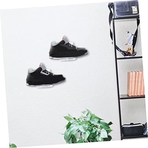 Suporte de sapato de 6pcs uonlytech clear suportes de estante de sapatos de sapato de sapato de sapato de sapato