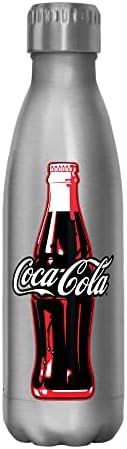 Logotipo da Coca-Cola 17 oz garrafa de água em aço inoxidável, 17 onças, multicolorida