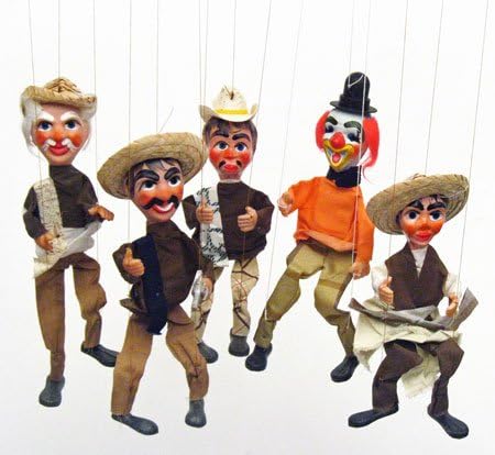 Puppets de Marionete mexicanos - Chica