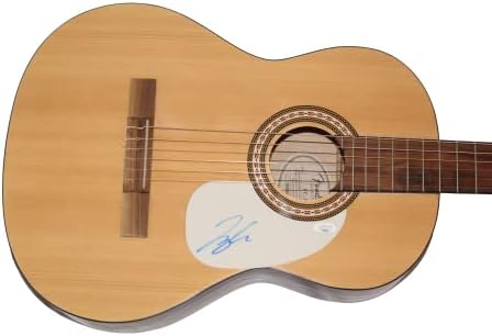 Tyler Hubbard assinou autógrafo em tamanho grande violão Fender Guitar D w/ James Spence Autenticação