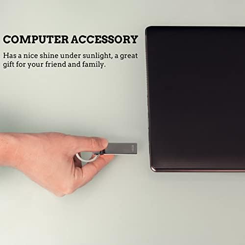 SOLustre USB Drive Tablet Backup Storage para Flash Data Fotos Drive Laptop de chaveiro e Memory Zinc