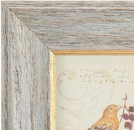 Pastraces 4x6 quadros de imagem rústicos com parede de tapete artesanal de madeira de madeira branca moldura ch0015