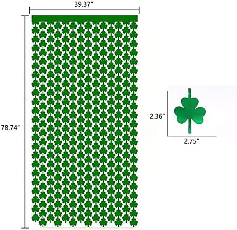CORTA DE FOIL DE FOIL DE SHAMROCK DO DIA DO SÃO PATRICK - Irish Lucky Green Clover Green Cenário