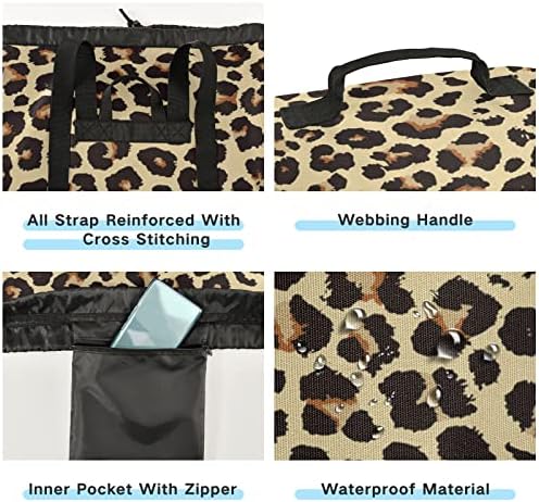 Cheetah leopard impressão animal lavanderia de lavanderia de mochila com traço de corte de empate