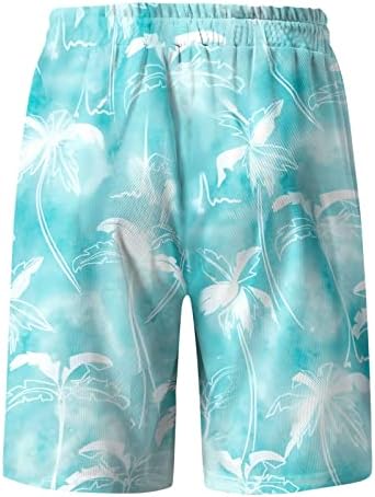 Shorts de praia de adssdq para homens casuais, calça de praia de verão masculina cor de cor sólida com amarração havaiana esportes de surf shorts retos
