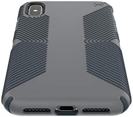 Speck Products Presidio Grip iPhone XS Max Case, Grafite cinza/carvão cinza, modelo: 117106-5731