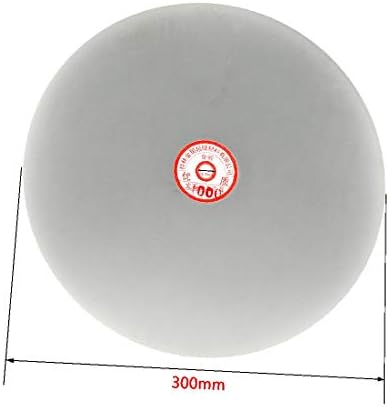 X-Dree 300mm de 12 polegadas de 12 polegadas 1000 Diamante revestido com disco plana Rodando Landing Disco (Disco de Lija de 300 mm de 12 Pulgadas con Disco de Lija Pulido conamante de 1000 pulg.
