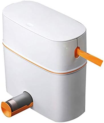 Lixo de lixo uxzdx cujux com tampa de lixo portátil de embalagem automática para banheiro de cozinha banheiro