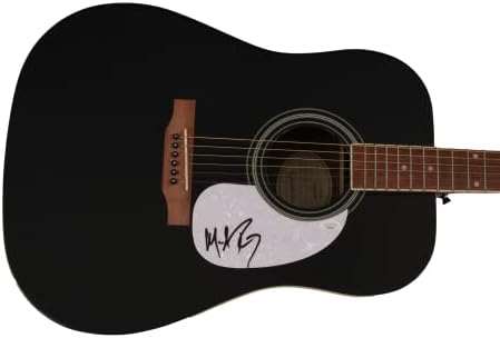 Michael Ray assinou autógrafo em tamanho grande Gibson Epiphone Acoustic Guitar A W/James Spence Authentication